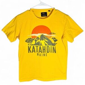 LL BEAN x TODD SNYDER Katahdin Maine T-Shirt Tee XS Logo Print Short Sleeve